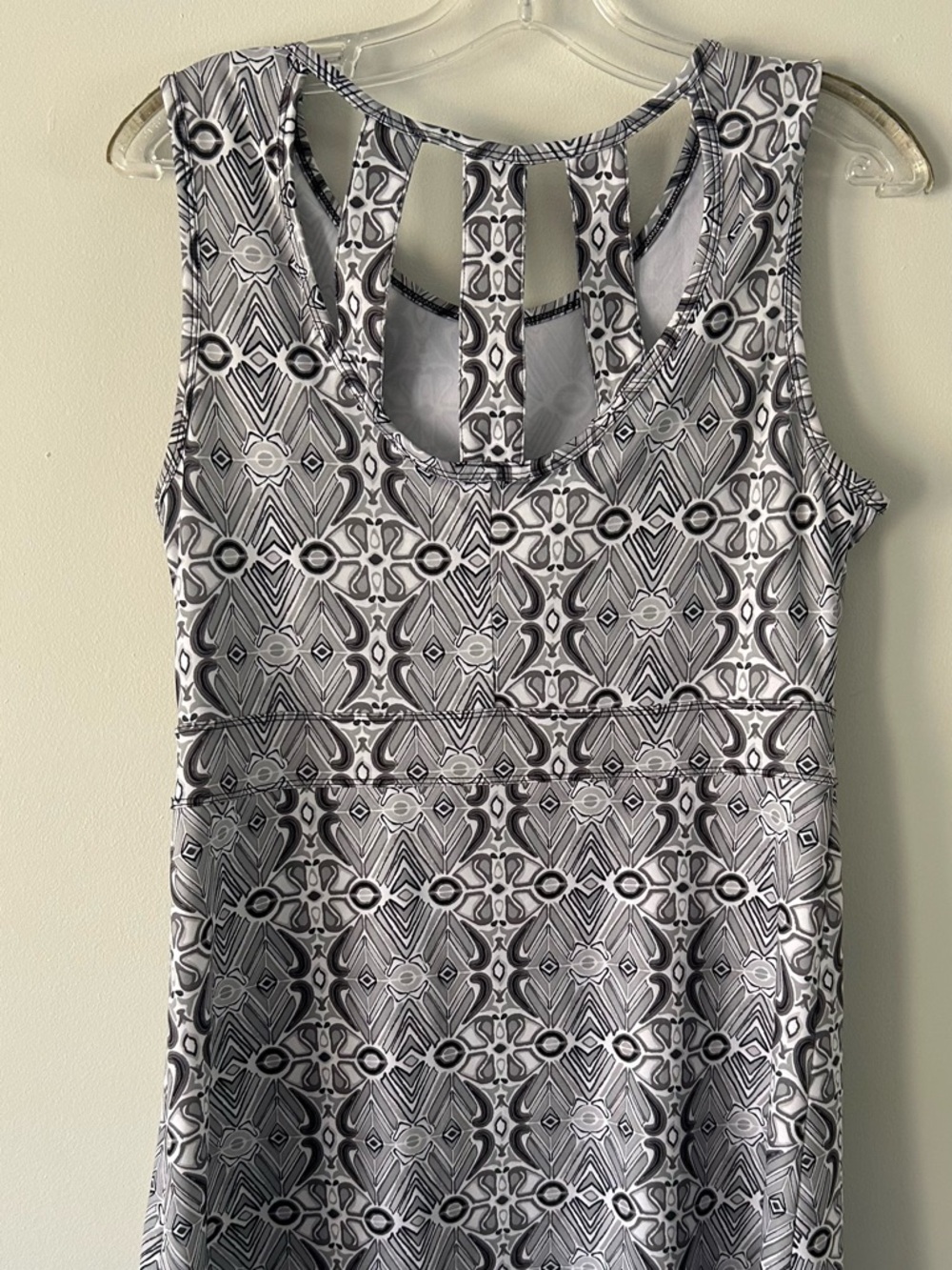 Reel Legends Black and White Mesh Athletic Tank dress